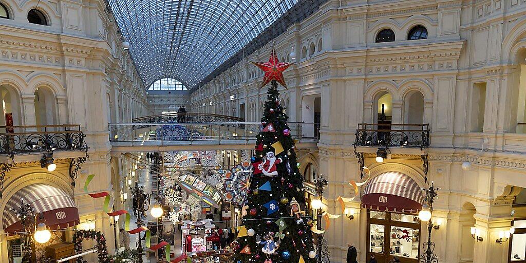 Exklusives Warenhaus: Das Kaufhaus GUM in Moskau gibt es seit 125 Jahren. (Bild: 19.11.18)