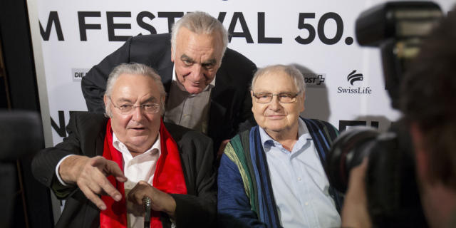 Mathias Gnädinger (l.), Jörg Schneider (r.) und Paul Riniker