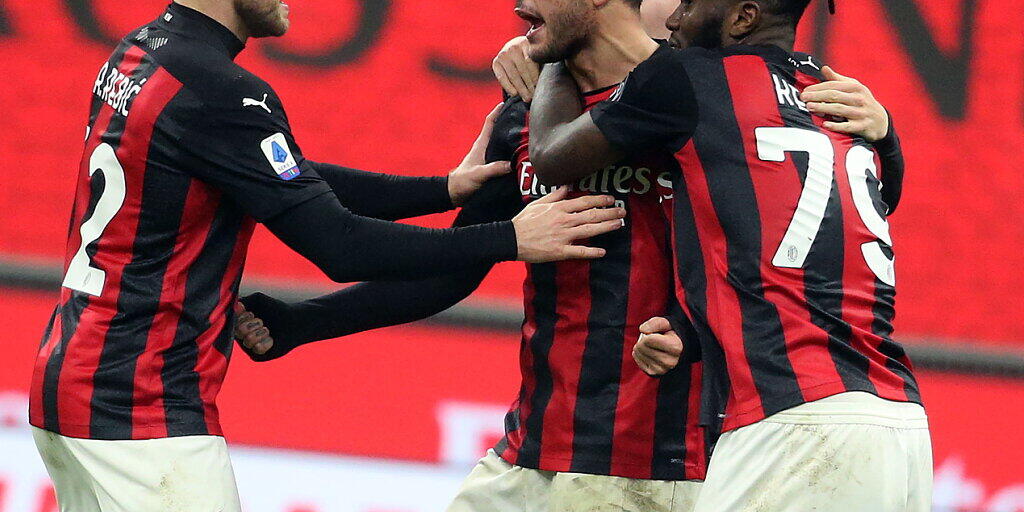 Jubel bei Milan: Die Mailänder führen seit Wochen die Rangliste der Serie A an
