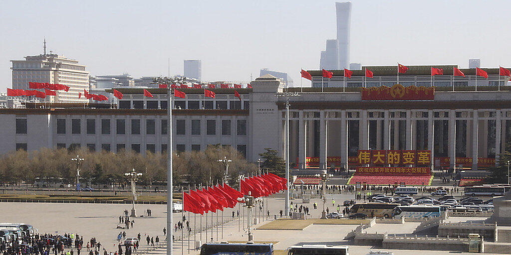 Zum Abschluss seiner Jahrestagung segnete Chinas Volkskongress ein neues Gesetz ab, das auf die Benachteiligung ausländischer Firmen in China eingeht. (Archivbild)