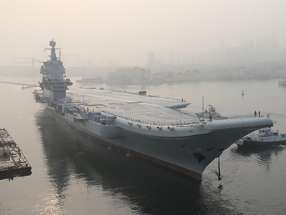 Chinas erster Flugzeugträger aus eigener Produktion