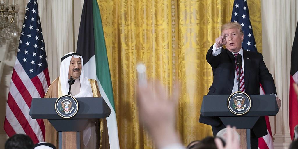 US-Präsident Donald Trump möchte analog wie der Emir von Kuwait, Amir Sabah al-Ahmed al-Jaber al-Sabah, in der Katar-Krise vermitteln.
