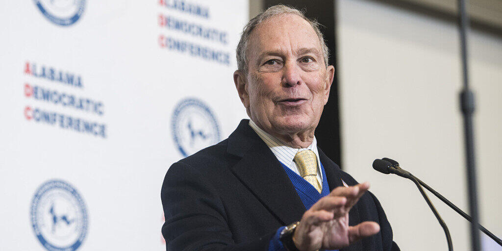 Aufholjagd: Michael Bloomberg liegt in Umfragen zur demokratischen Präsidentschaftskandidatur auf dem dritten Platz. (Archivbild) Aufholjagd: Michael Bloomberg liegt in Umfragen zur demokratischen Präsidentschaftskandidatur auf dem dritten Platz. (Archivbild)