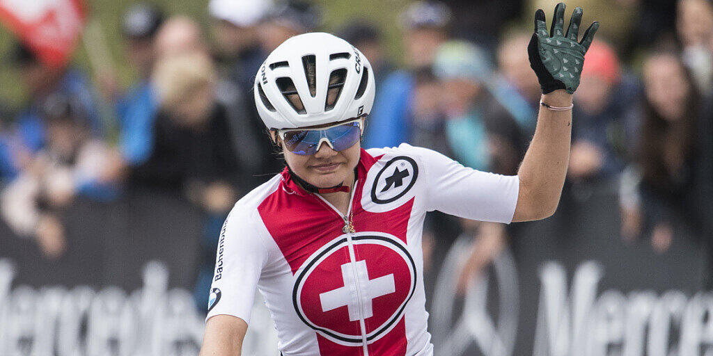 Sina Frei gewinnt mit dem Schweizer Mountainbike-Team erneut EM-Gold in der Staffelkonkurrenz