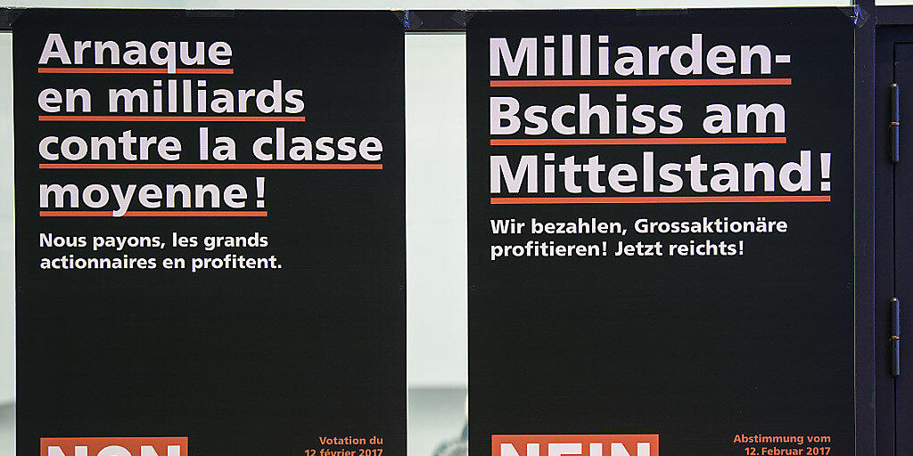 Die Unternehmenssteuerreform III wurde 2017 von der Linken zu Fall gebracht. Gegen die Neuauflage machen nun auch auch bürgerliche Kreise mobil. (Archivbild)