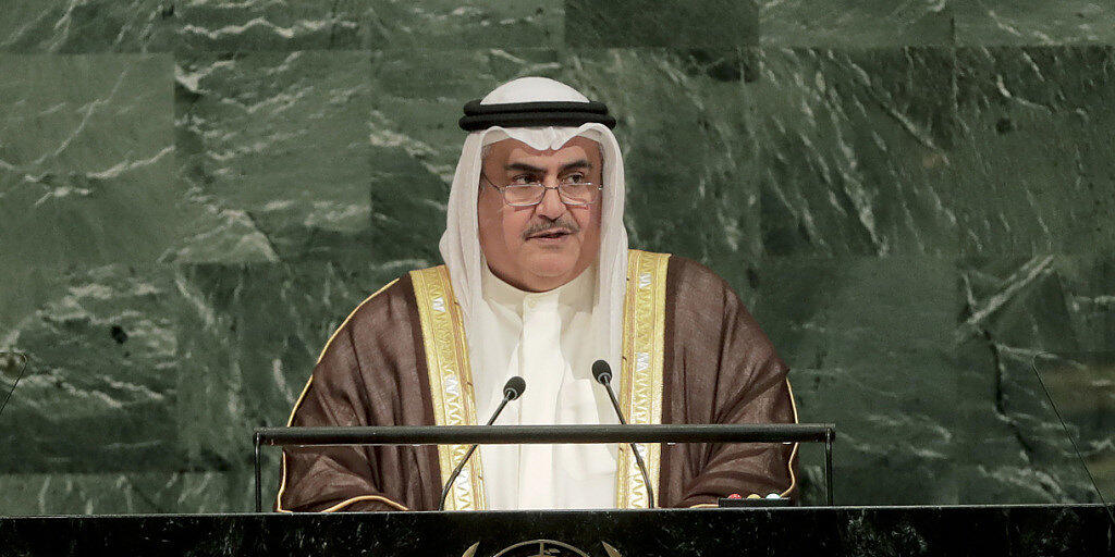 Hält nichts von Katars Iran-freundlichem Kurs: Bahrains Aussenminister Khalid bin Ahmed al-Khalifa. (Archivbild)