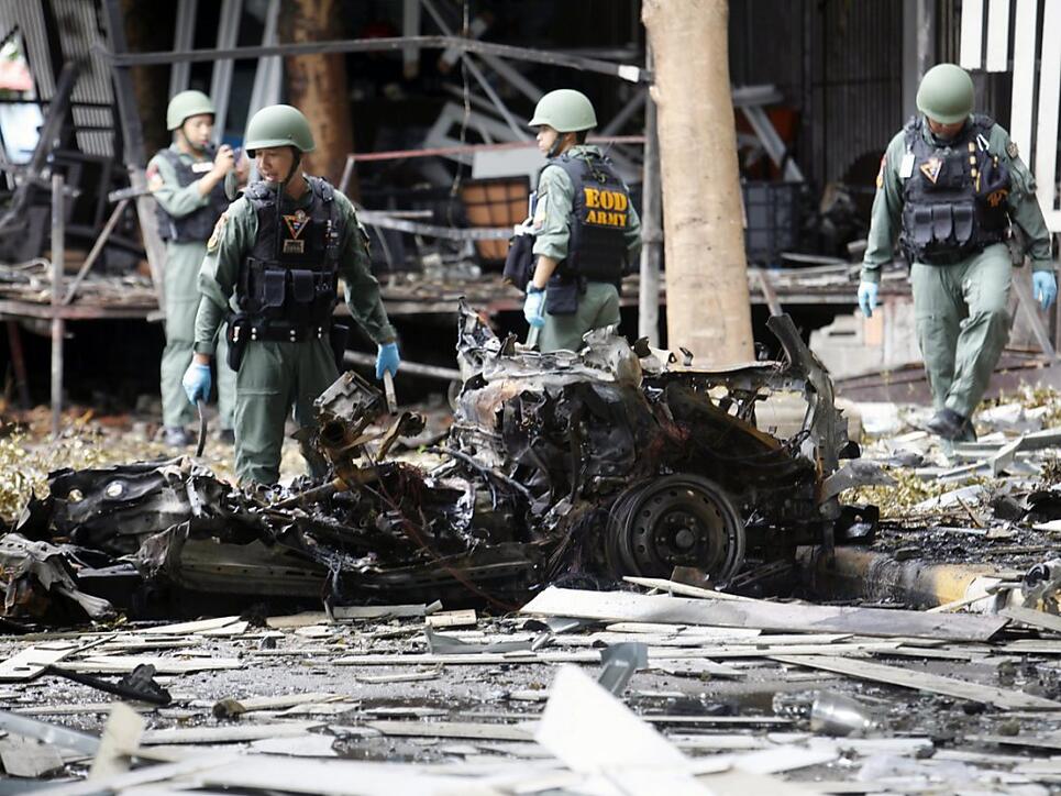 Auch dieses Attentat in Pattani im August 2016 hatten die nun zum Tode Verurteilten geplant.