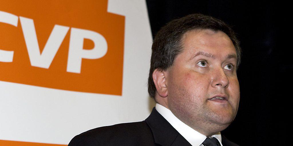 Nicolas Voide in einer Aufnahme von 2009. Der CVP-Politiker fordert auf einer SVP-Liste den früheren CVP-Präsidenten Christophe Darbellay bei den Walliser Staatsratswahlen heraus. (Archivbild)