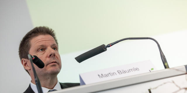 GLP-Präsident Martin Bäumle spricht an der DV in Lugano GLP-Präsident Martin Bäumle spricht an der DV in Lugano