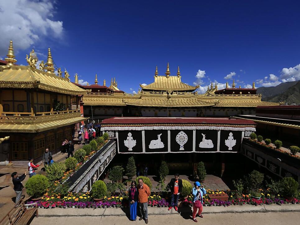 Brand im Unesco-Weltkulturerbe: Im berühmten Jokhang Tempel in Lhasa gab es ein Feuer. (Archivbild)