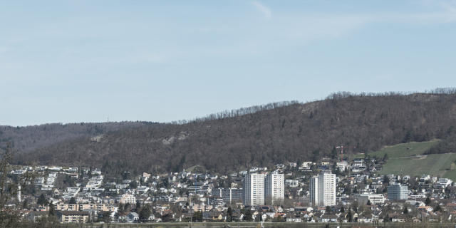 Blick von Neuenhof auf Wettingen (Archiv)