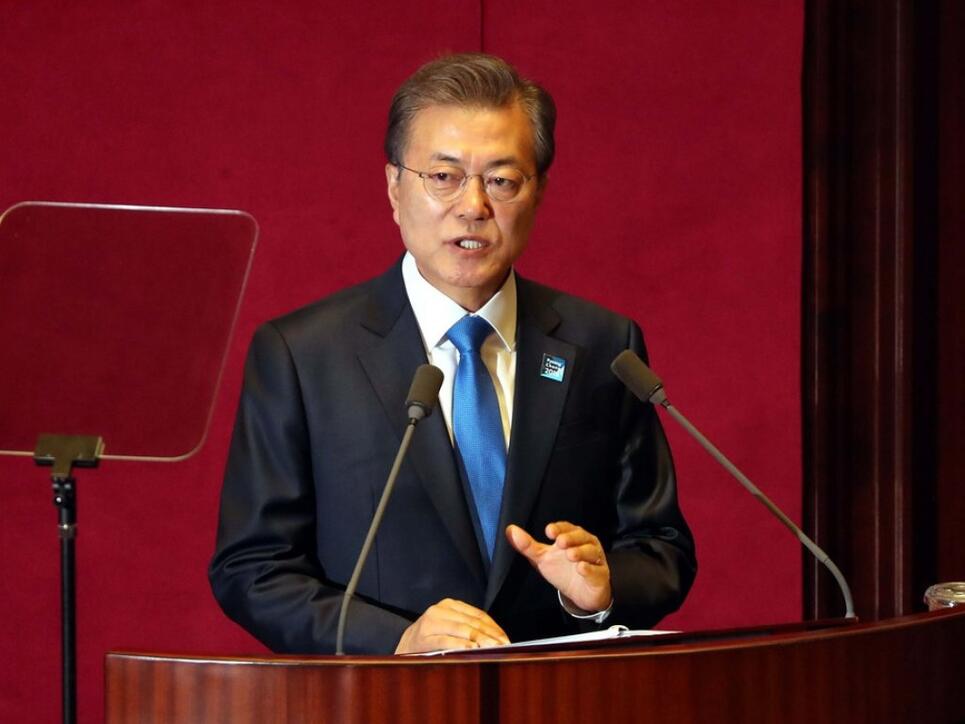 Es sind die ersten unilateralen Sanktionen Südkoreas seit dem Amtsantritt des neuen Präsidenten Moon Jae In im Mai. (Archivbild)
