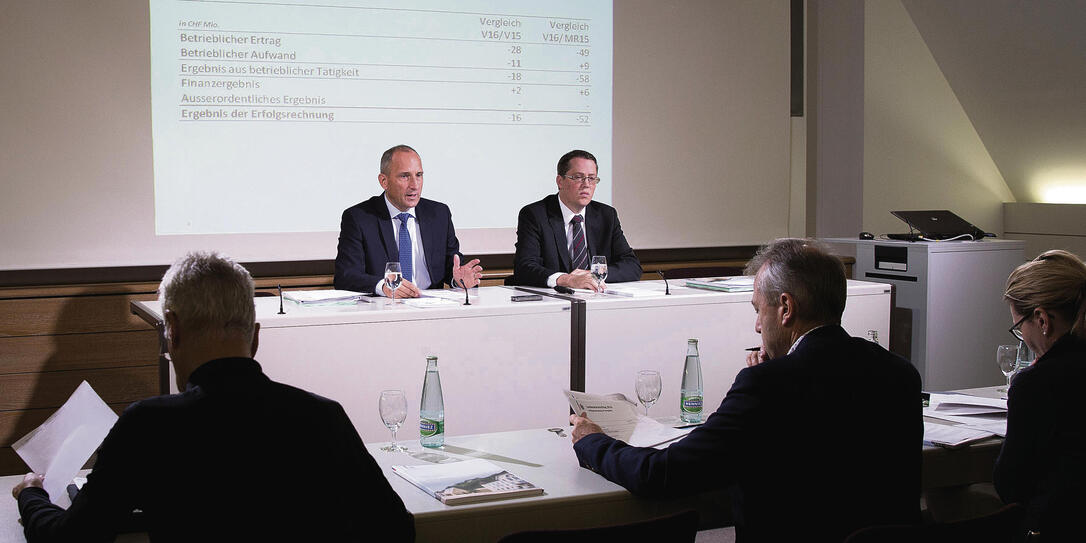 Mediengespräch der Regierung, Vaduz Mediengespräch der Regierung, Vaduz