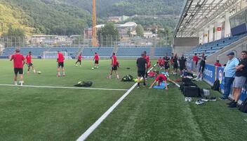 FC Vaduz in Andorra im Abschlusstraining I