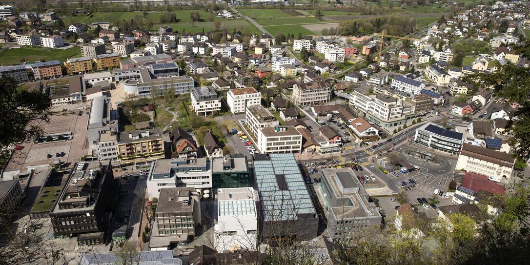 Vaduz von oben