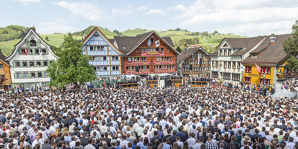 Appenzell Innerrhoder Landsgemeinde vom 29. April 2018 (Archivbild)