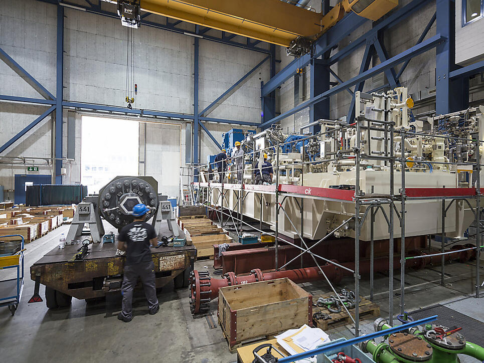 MAN Energy Solutions produziert mitten im Stadtzürcher Kreis 5 Kompressoren für die Öl- und Gasindustrie. In den kommenden Jahren soll der Personalbestand in Zürich sogar noch ausgebaut werden. (Archivbild)