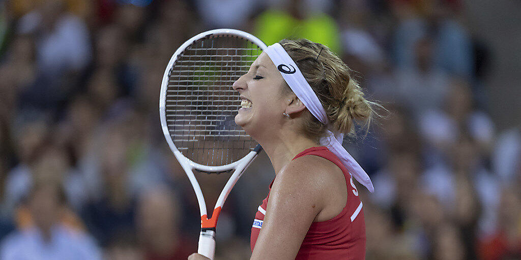 0:2 nach dem ersten Tag: Timea Bacsinszky und das Schweizer Fed-Cup-Team stehen in Rumänien mit dem Rücken zur Wand