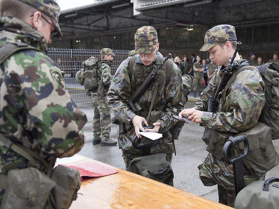 Am Informationstag der Schweizer Armee in Burgdorf konnten sich geladene Gäste etwa über die künftige Mobilmachung ein Bild machen.