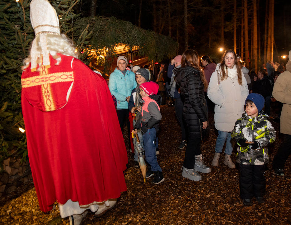 Nikolaus im Walde, Schellenberg (07.12.2024)