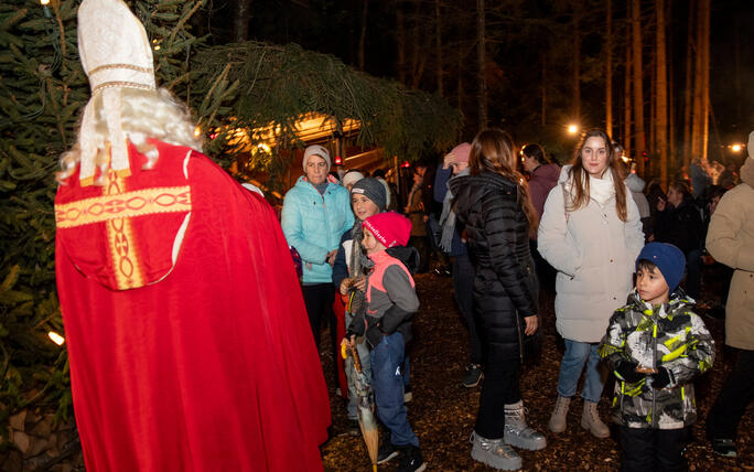Nikolaus im Walde, Schellenberg (07.12.2024)