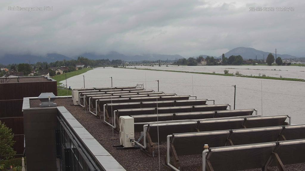 Hochwasser Rhein und Kanal (28.08.2023)