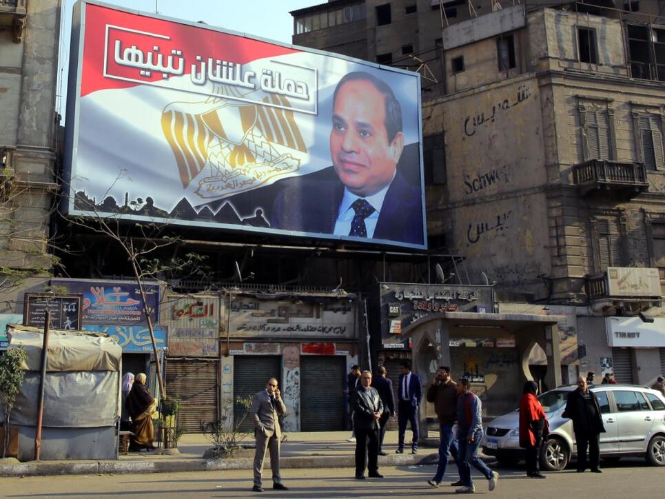 Ägyptens amtierender Staatschef Abdel Fattah al-Sisi ist bisher der einzige ernstzunehmende Kandidat für die Präsidentenwahlen im März.