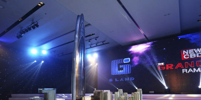 So soll der "Super Tower" aussehen (Bild: Grand Canal Land Plc) So soll der "Super Tower" aussehen (Bild: Grand Canal Land Plc)