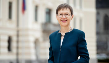 Regierungschefin Brigitte Haas in ihrem ersten Neujahrsinterview.