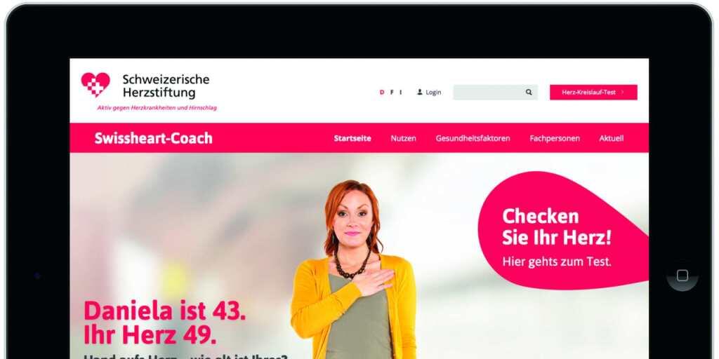 Wie gesund ist Ihr Herz? Das kann jedermann mit dem "Swissheart-Coach" der Schweizer Herzstiftung herausfinden.