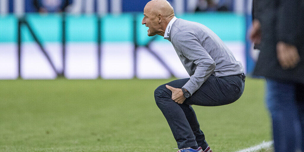 St. Gallens Trainer Peter Zeidler will heute den Schweizer Meister YB in die Knie zwingen