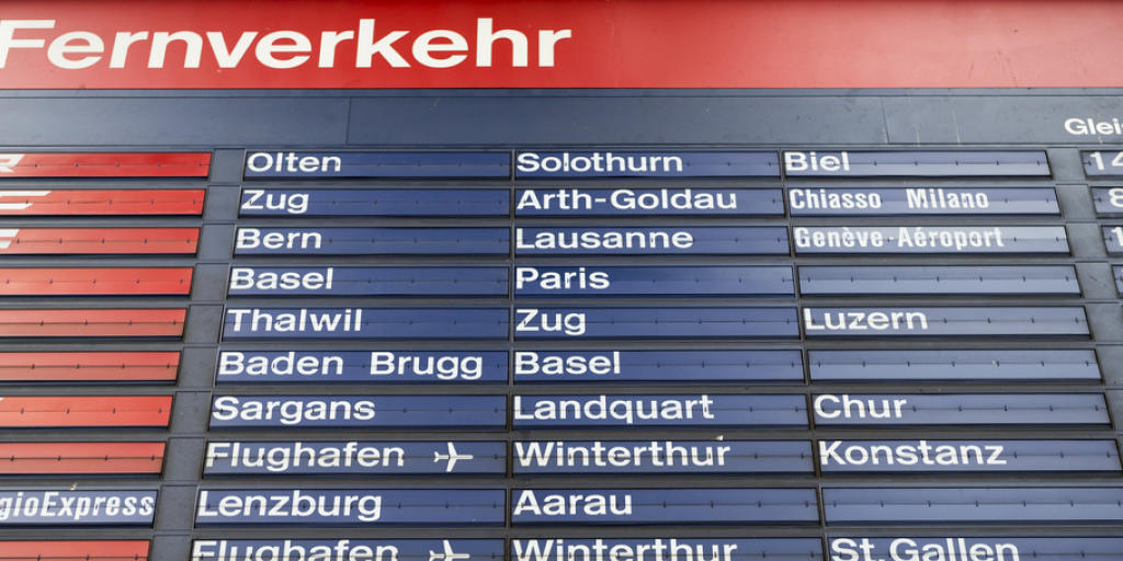 Die mechanische Fallblattanzeige am Hauptbahnhof in Zürich war von 1988 bis 2015 in Betrieb. Nun ist sie zum Kunstwerk geworden und wird im Museum für Digitale Kunst in Zürich ausgestellt (Archiv)