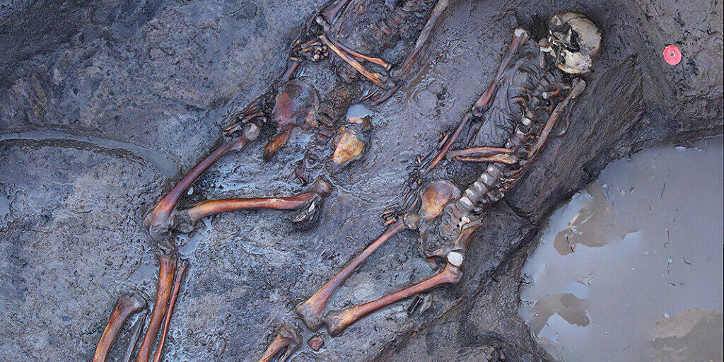 Die 1700 Jahre alten Skelette von südsibirischen Steppennomaden weisen darauf hin, dass sie sich häufig die Köpfe einschlugen.