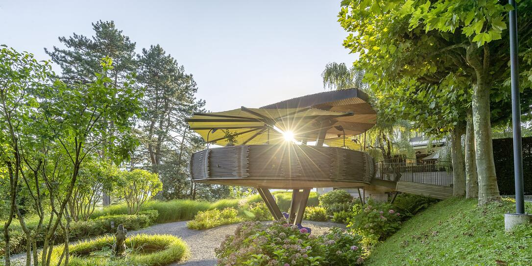 Terrasse Adlernest beim Restaurant Sonnenhof