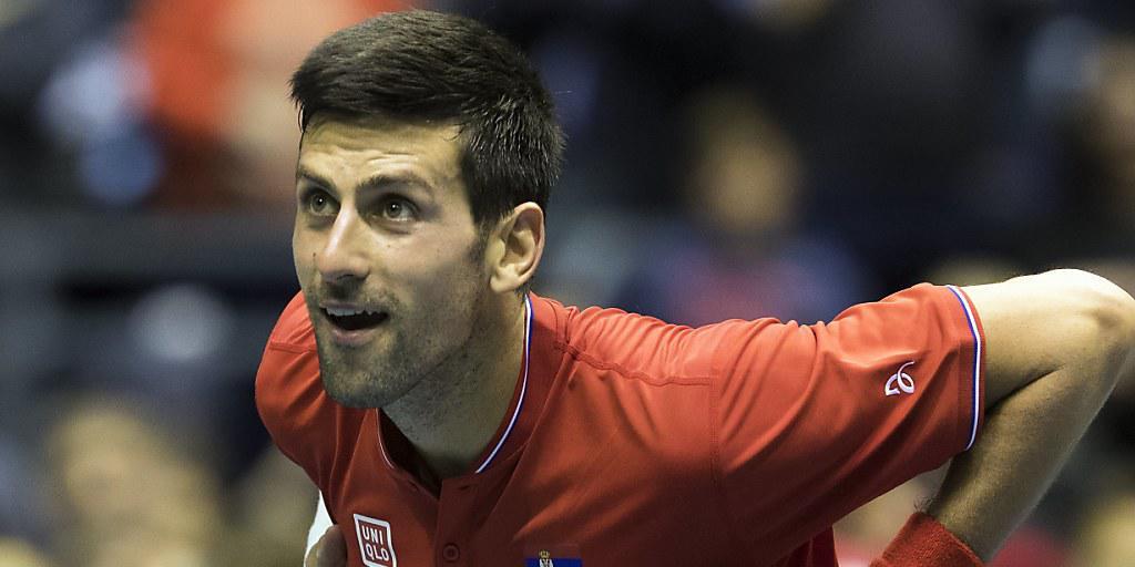 Novak Djokovic steht im Davis Cup mit Serbien bereits in den Halbfinals Novak Djokovic steht im Davis Cup mit Serbien bereits in den Halbfinals