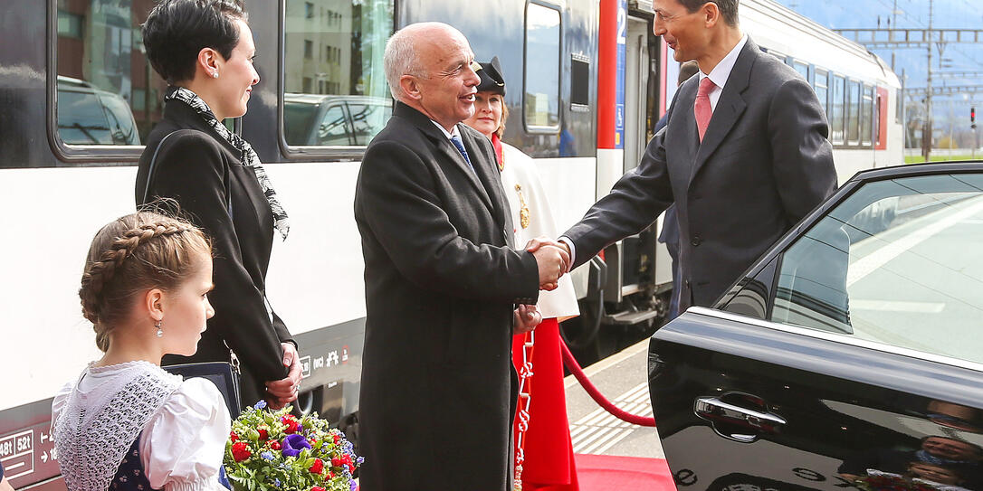 Schweiz Liechtenstein Staatsbesuch Erbprinzenpaar Regierung Bundesrat Schweiz Liechtenstein Staatsbesuch Erbprinzenpaar Regierung Bundesrat