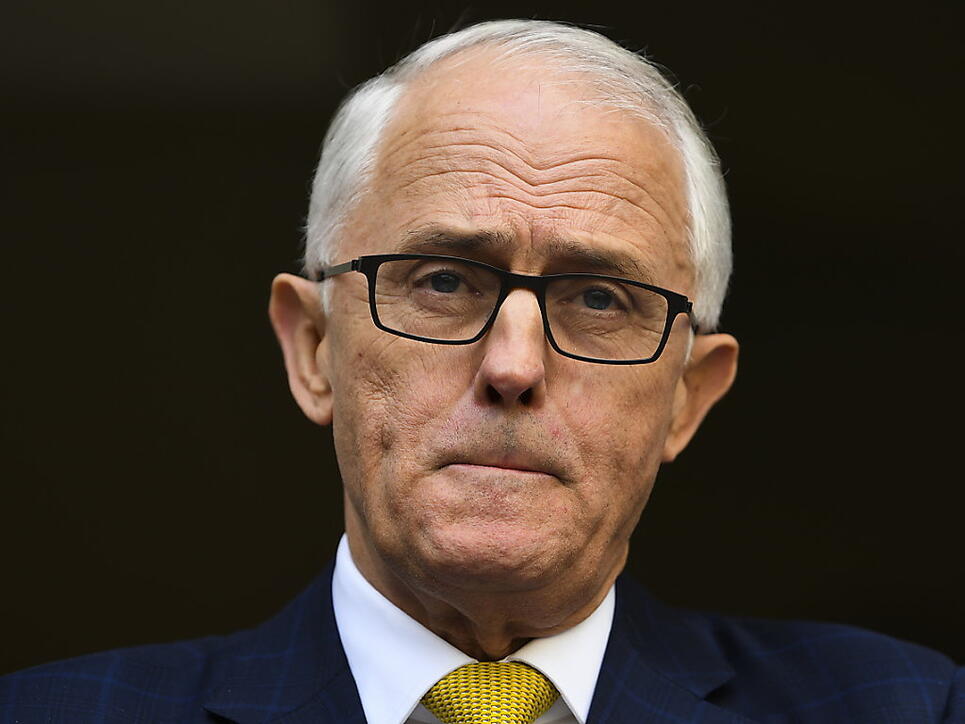 Ihm laufen die Minister davon: der australische Regierungschef Malcolm Turnbull. (Archivbild)