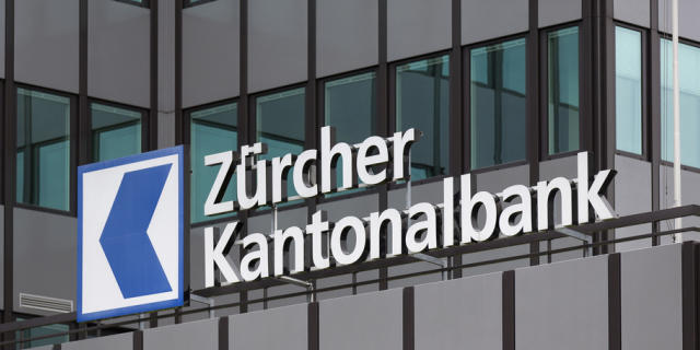 Die Zürcher Kantonalbank führt Negativzinsen für Grosskunden ein