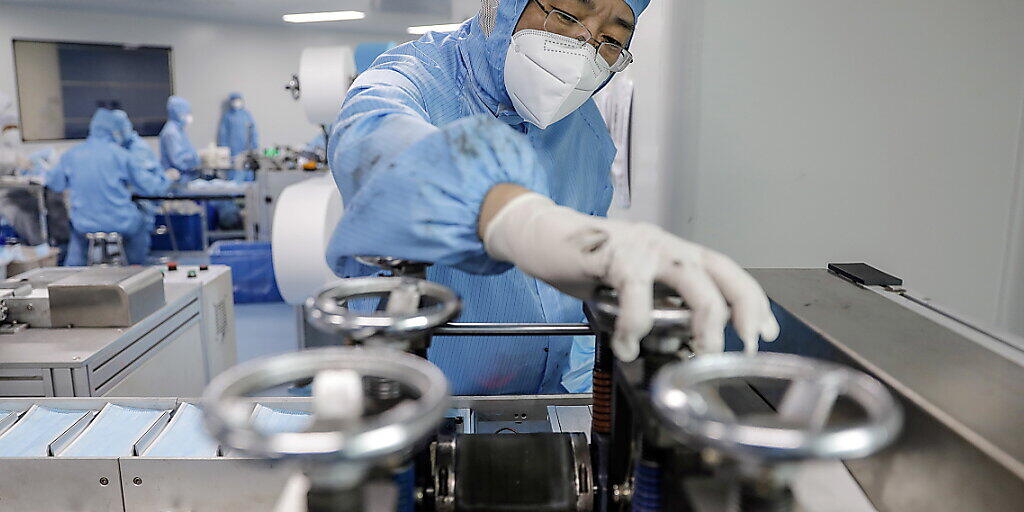 Die Industrie in China blickt trotz der Coronavirus-Pandemie wieder freundlicher in die Zukunft. (Archivbild)