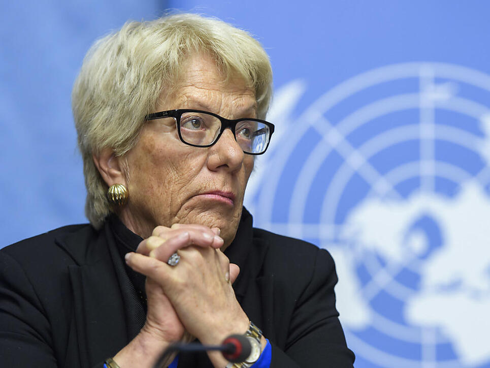 "Die Augen dieses Buben werde ich nie vergessen": Die ehemalige UNO-Chefanklägerin Carla del Ponte. (Archivbild)