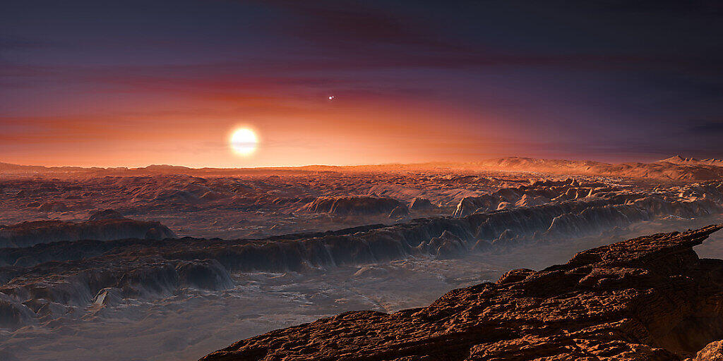 So könnte es auf dem Planeten Proxima b aussehen (Illustration).