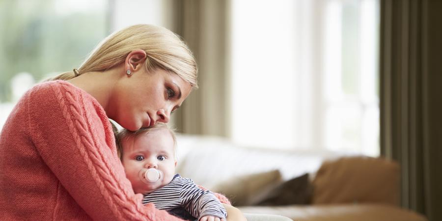 Mother Suffering From Post Natal Depression