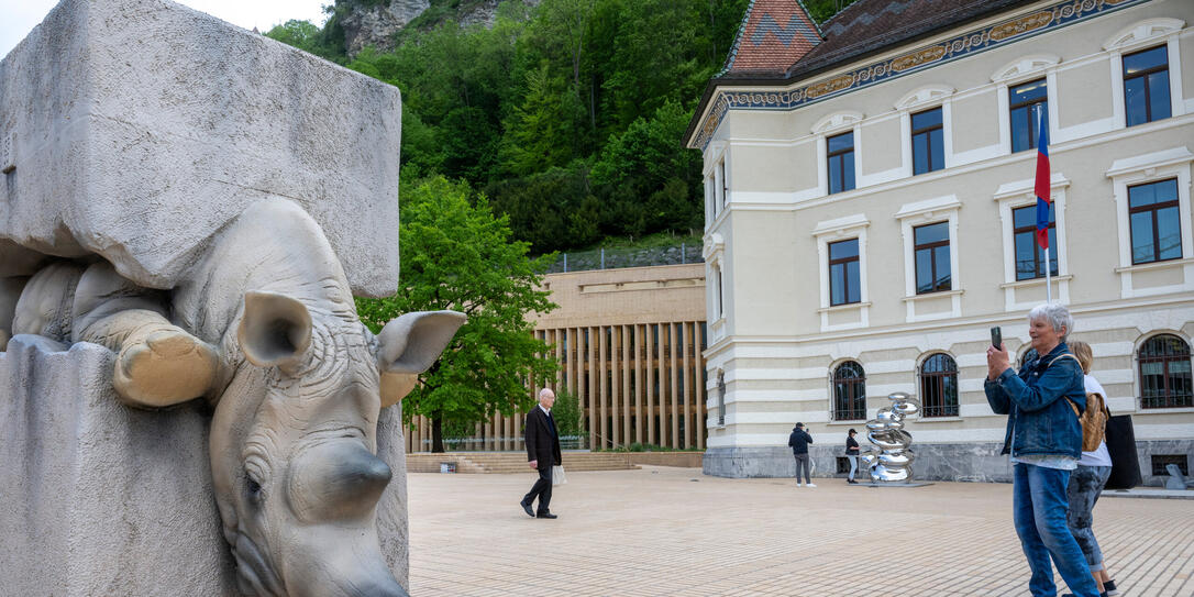 240430 Bad Ragartz in Vaduz auf dem Peter-Kaiser-Platz