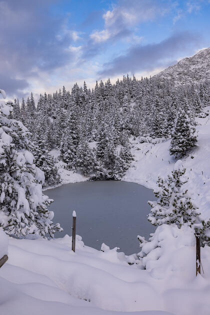Der erste Schnee in Malbun und Steg