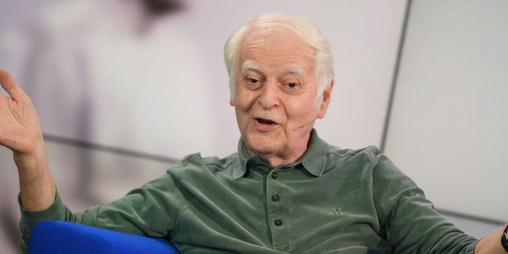 Adolf Muschg, hier an der Frankfurter Buchmesse 2018, feiert am 13. Mai 2019 den 85. Geburtstag. (Archiv) Adolf Muschg, hier an der Frankfurter Buchmesse 2018, feiert am 13. Mai 2019 den 85. Geburtstag. (Archiv)