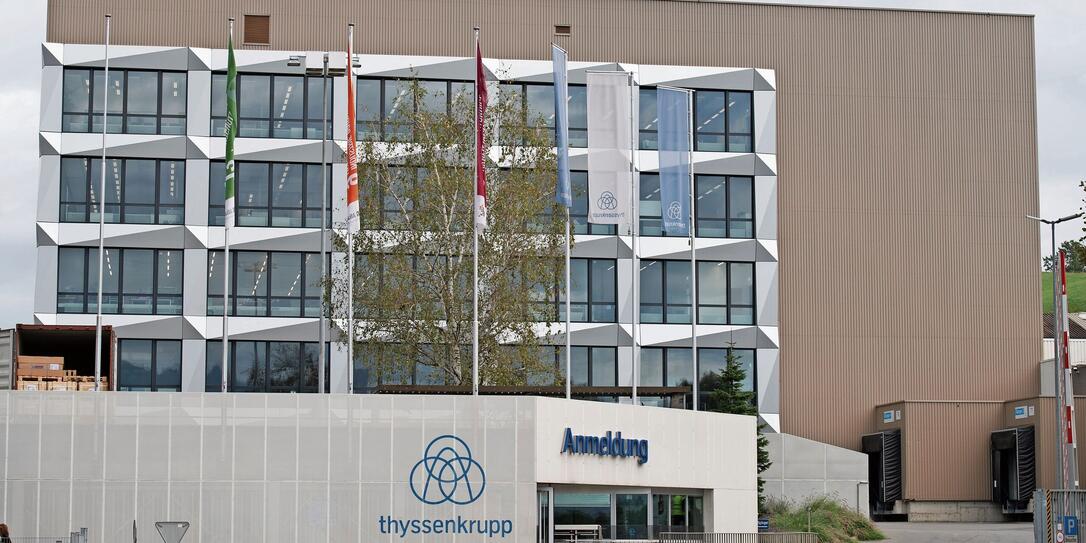 230919 Symbolfoto Thyssenkrupp Presta in Eschen
