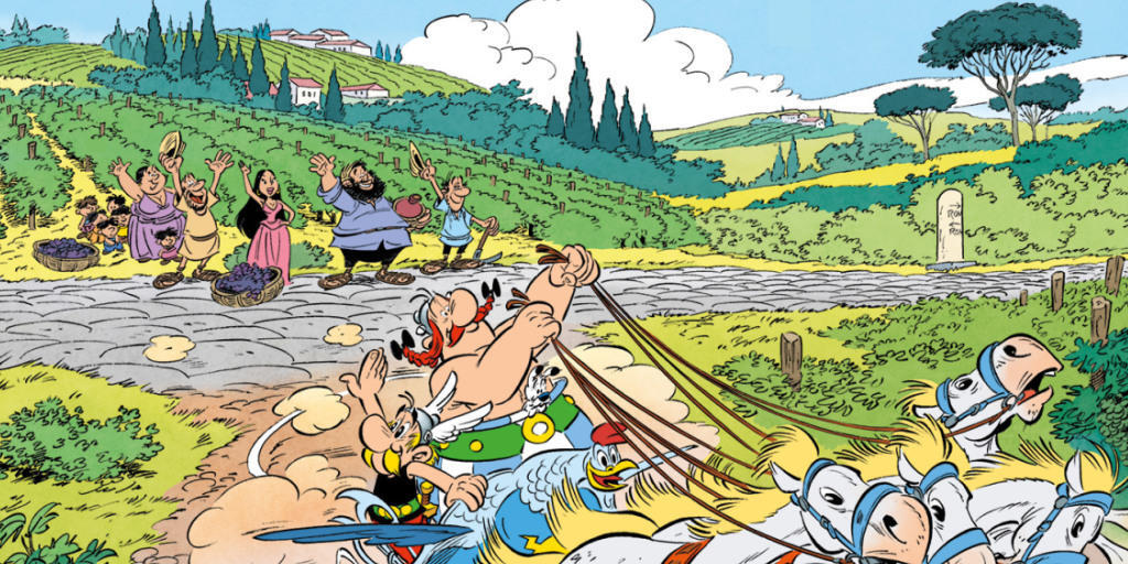 Für Asterix und Obelix heisst es demnächst "Arrivederci!", denn für den 37. Band reisen sie nach Italien. (Handout)