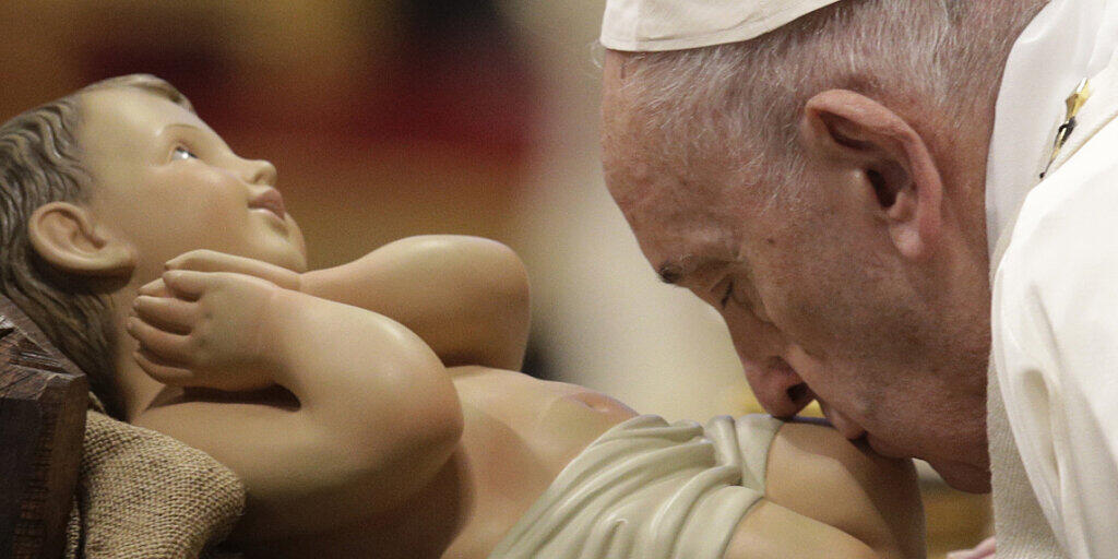 Im Alter von 83 Jahren ein neues Thema gefunden: die Frau. Papst Franziskus am Neujahrstag im Petersdom.