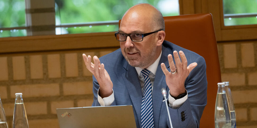 240410 Liechtensteiner Landtag, Dezember 2024, Bild aufgenommen im Landtagsgebäude in Vaduz / Liechtenstein am 10.04.2024