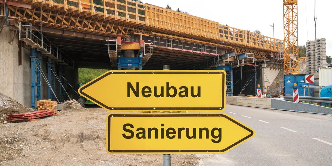 Bridge renovation or new bridge construction